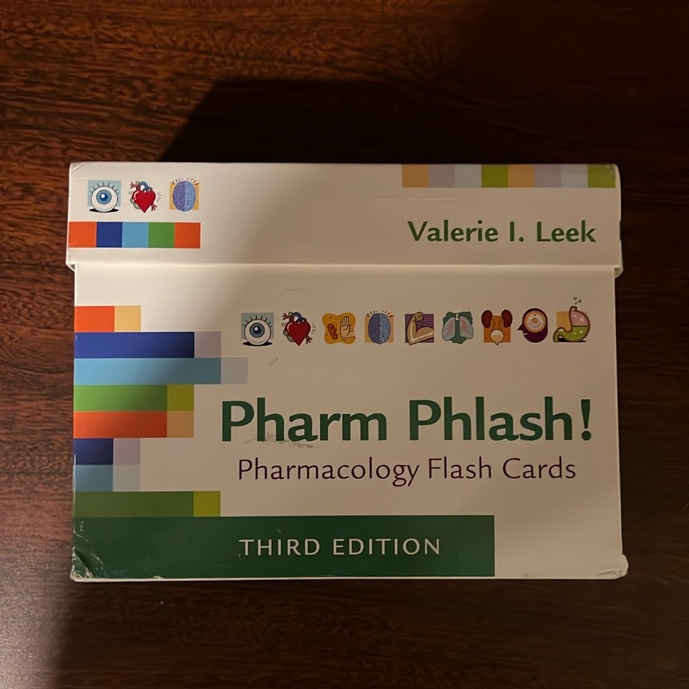 Pharmacology nursing flash cards